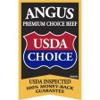 Beef Choice Angus T-Bone Steak Bone-In, 0.53 - 2.23 lb Tray For Sale