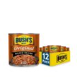 Bush s Best Baked Beans Original Seasoned with Bacon & Brown Sugar 8.3 oz [12-Cans] For Sale