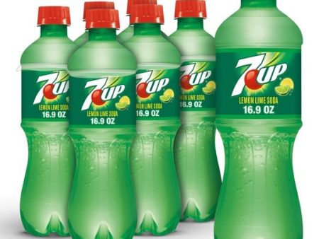 7UP Lemon Lime Soda, .5 L bottles, 6 pack Online Hot Sale