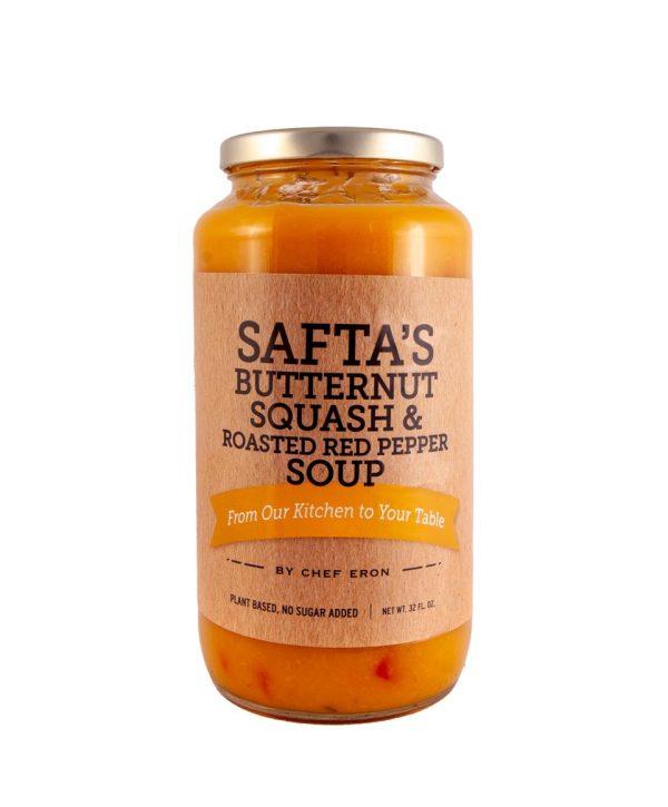 Safta s Safta s Butternut Squash & Roasted Red Pepper Soup - 1   12   32 oz btl Fashion