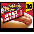 Ball Park Bun Length Beef Hot Dogs, 30 oz, 16 Count Sale