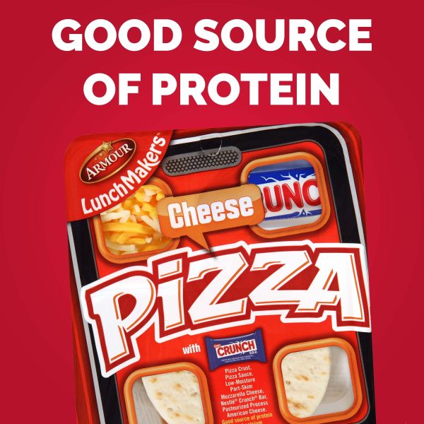 Armour LunchMakers Cheese Pizza Kit with Crunch Bar, 2.5 oz, 1 Count Online now