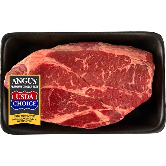 Beef Choice Angus Chuck Roast Family Pack, 3.25 - 4.25 lb Tray For Sale