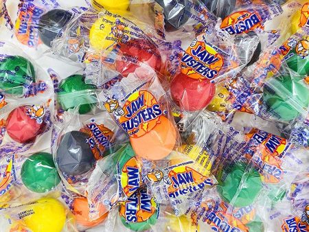 Jaw Busters Bulk Individually Wrapped Hard Candy 30 lb Case Hot on Sale