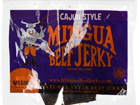 Mingua Cajun Style Beef Jerky 3.5oz For Discount