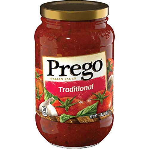 Campbells Prego Regular 100 Percent Natural Traditional Italian Spaghetti Sauce, 14 Ounce Fashion