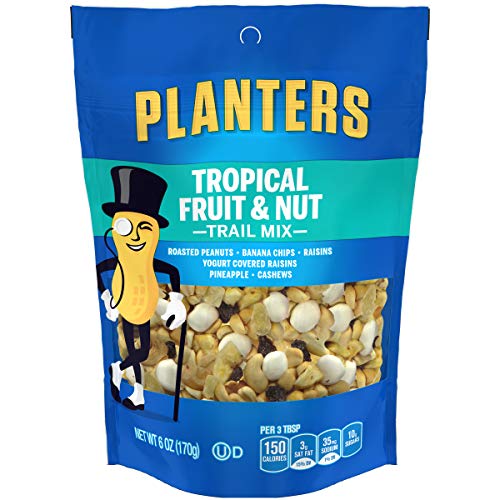 Planters Trail Mix, Tropical Fruit & Nuts, 6 oz Bag Sale