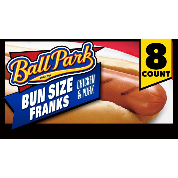 Ball Park Classic Bun Size Hot Dogs, 15 oz, 8 Count Discount