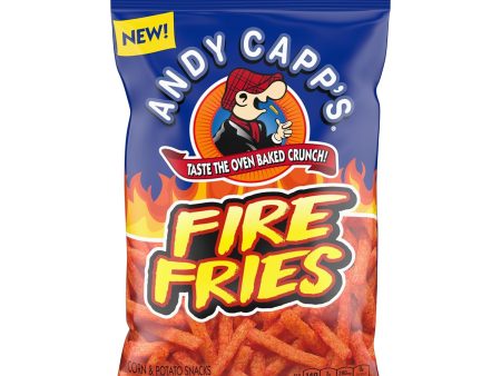 Andy Capp s Fire Fries, Corn & Potato Snacks, 3 oz (Pack of 12) Discount