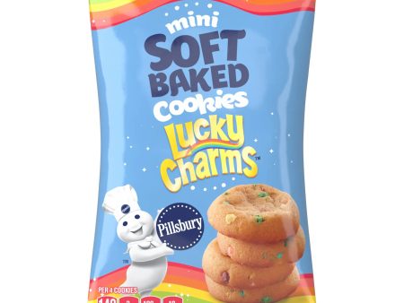 Pillsbury Soft Baked Lucky Charms Cookies 3 oz Bag Hot on Sale