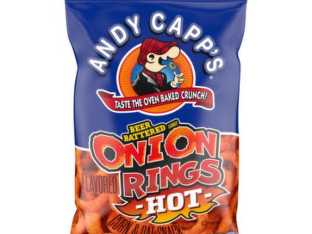 Andy Capp s Hot Onion Rings, Spicy Snack, 3 oz Bags (Pack of 12) Online