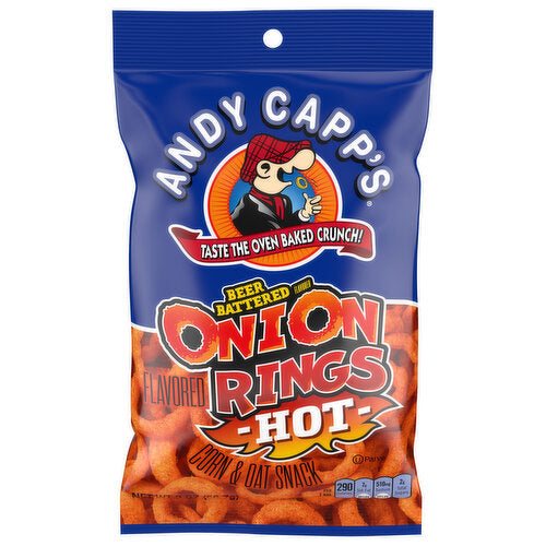 Andy Capp s Hot Onion Rings, Spicy Snack, 3 oz Bags (Pack of 12) Online