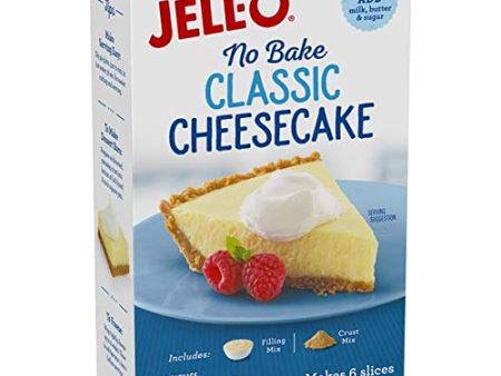 Jell-O No Bake Cheese Cake 11.1 oz Box Online Hot Sale