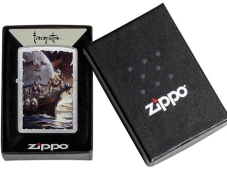 Zippo Frank Frazetta Street Chrome Pocket Lighter Hot on Sale