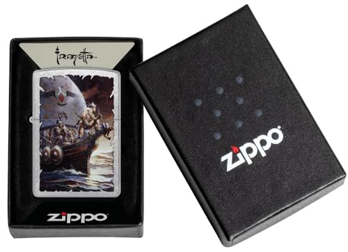 Zippo Frank Frazetta Street Chrome Pocket Lighter Hot on Sale