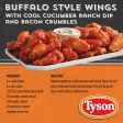 Tyson Buffalo Frozen Chicken Wings, 40 oz Bag Discount