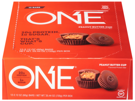 One Brand Peanut Butter Cup Bar - 1   12   2.12 oz ea For Sale