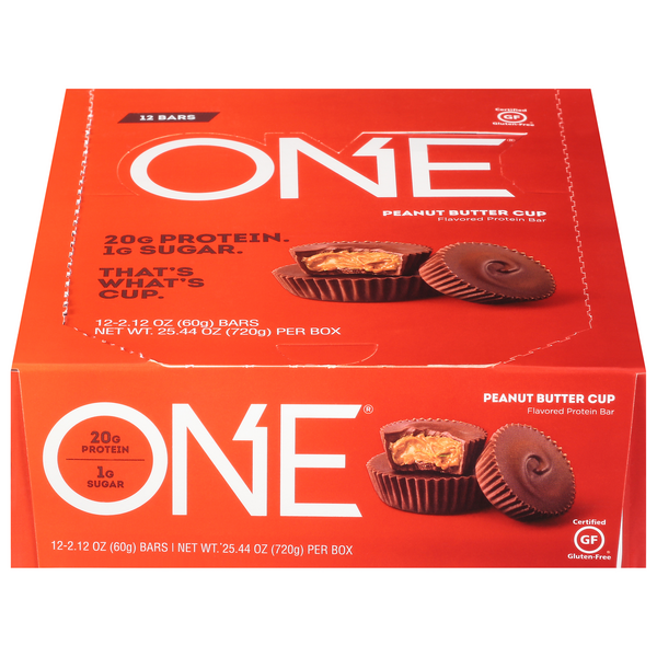 One Brand Peanut Butter Cup Bar - 1   12   2.12 oz ea For Sale