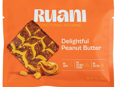 Ruani Delightful Peanut Butter Brownie - 12   52 g ea Cheap