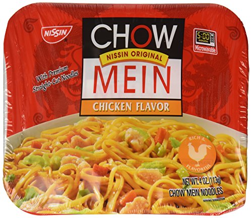 Nissin Chow Mein, Chicken Flavor, 4 oz Single Count Pack For Sale