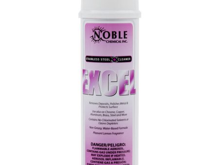 Noble Chemical Excel Stainless Steel Cleaner - 1   12   18 oz can Online Hot Sale