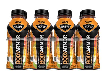 BODYARMOR Sports Drink, Orange Mango, 12 Fl. Oz., 8 count Supply