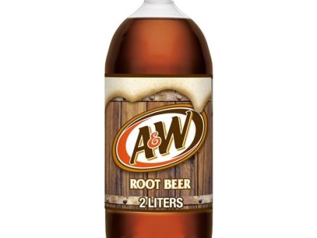 A&W Caffeine-Free, Low Sodium Root Beer Soda Pop, 2 Liter Bottles Online Hot Sale