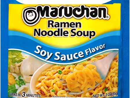 Maruchan Ramen Noodle Soup, Soy Flavor, 3 Ounce on Sale