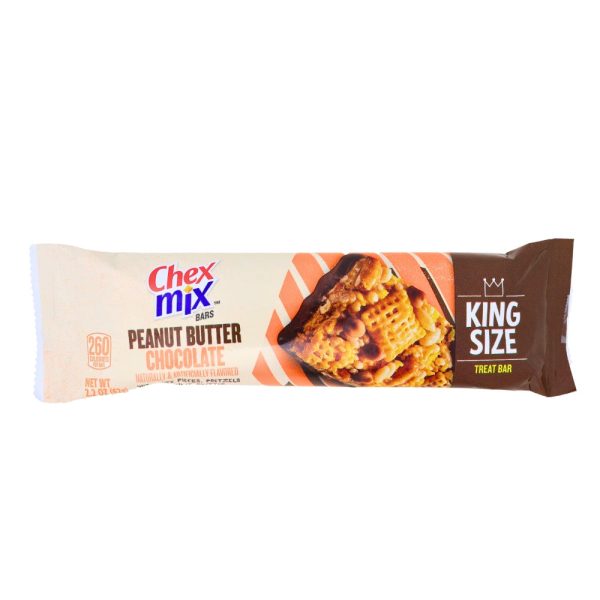 Chex Mix Peanut Butter Chocolate Bar - King Size - 12 Count Box Fashion