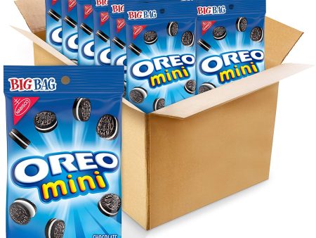 OREO Mini Chocolate Sandwich Cookies, Original Flavor, 3 oz Big Bag Online Sale