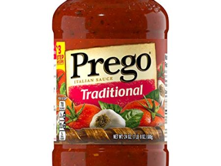 Prego Traditional Italian Sauce, 24 Ounce Jar Online Hot Sale