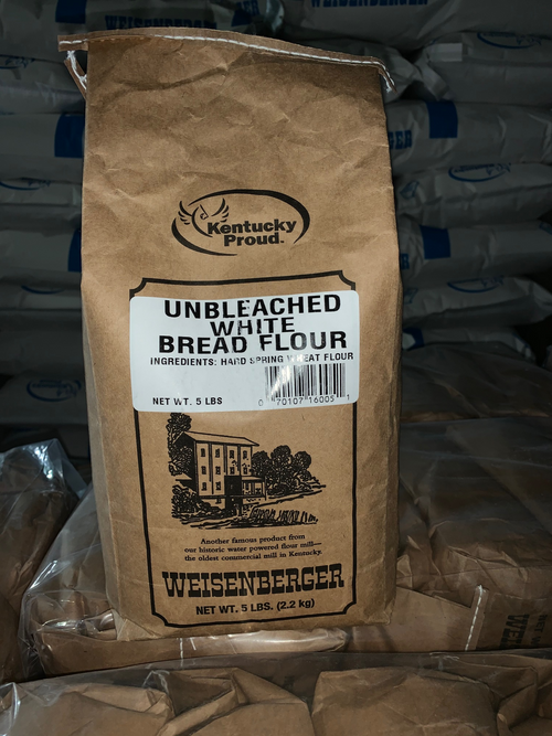 Flour (White bread, unbleached) 5lbs - Weisenberger Mill Sale