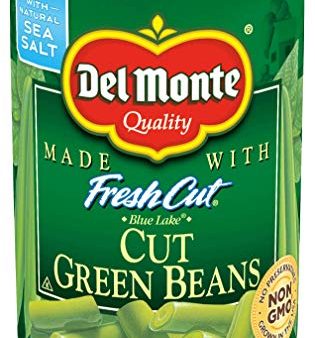 Del Monte Cut Green Beans No Salt Added, 14.5-Ounce Fashion