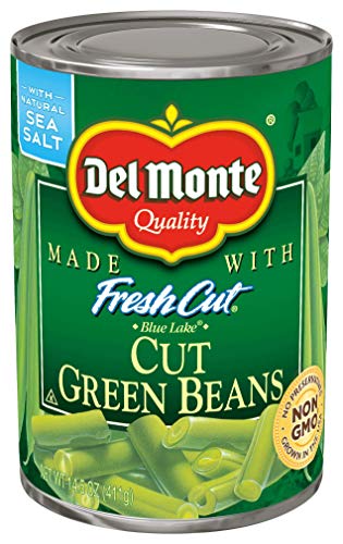 Del Monte Cut Green Beans No Salt Added, 14.5-Ounce Fashion