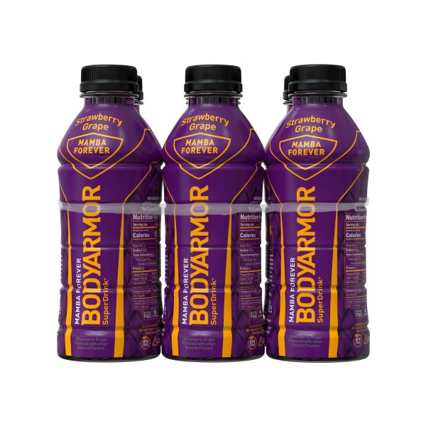 BODYARMOR Sports Drink Mamba Forever, 20 fl oz, 6 Pack Supply