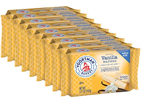 Voortman Bakery Vanilla Wafers, Mega Size, 5.17 oz, Case of 9 Online Sale