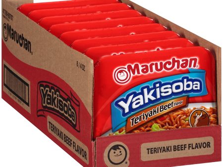 Maruchan Yakisoba Teriyaki Beef Flavor 4 Ounce Single Serving Home-style Japanese Noodles For Discount