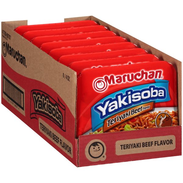 Maruchan Yakisoba Teriyaki Beef Flavor 4 Ounce Single Serving Home-style Japanese Noodles For Discount