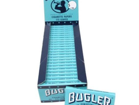 Bugler Rolling Papers Single Wide 115 Leaves Unflavored 24 Count Sale