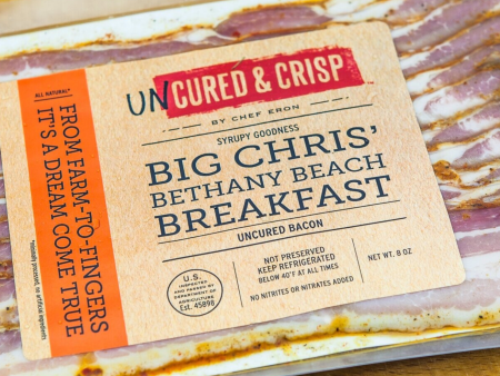 Cured & Crisp Bacon, Big Chris s Bethany Beach - 6   8 oz bag Online Hot Sale