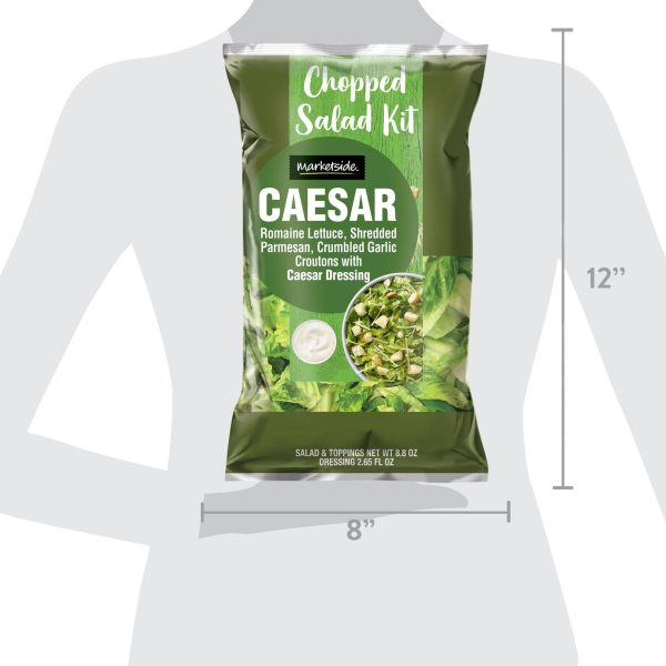 Marketside Caesar Chopped Salad Kit, 8.8 oz Bag, Fresh Supply