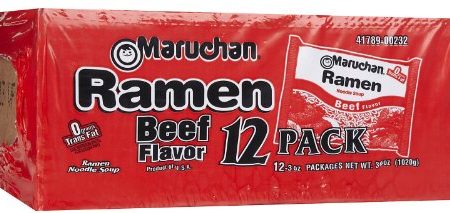 Maruchan Ramen Noodle Soup Beef Flavor, 3 oz Single Fashion