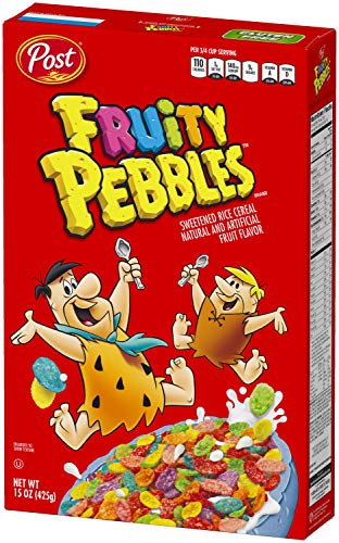 Post Fruity Pebbles, Gluten Free Breakfast Cereal, 11 oz Box Discount