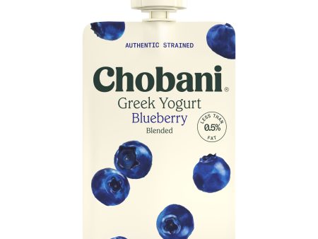 Chobani Blueberry Greek Yogurt Pouch 140g Online Hot Sale