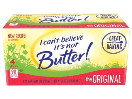 Can t Believe It s Not Butter Baking Sticks, 16 oz Paper Box 4 Sticks (Refrigerated) Discount