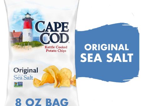 Cape Cod Potato Chips, Original Kettle Cooked Chips, 8 oz For Sale