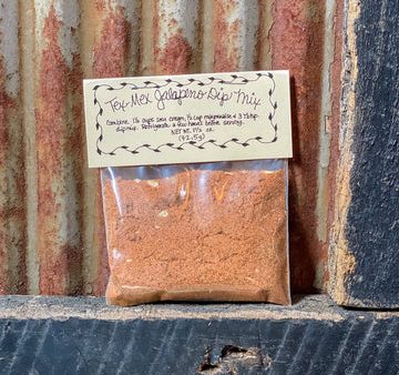 Tex Mex Jalapeno Dip Mix - Flag Fork Herb Farm Online Sale