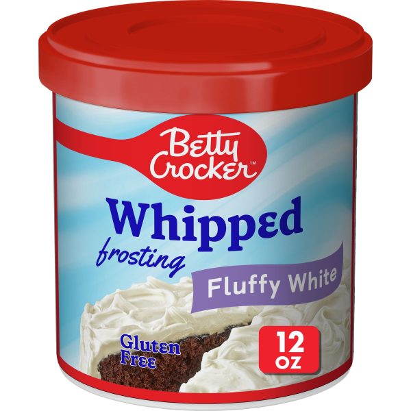 Betty Crocker Gluten Free Whipped Fluffy White Frosting, 12 oz. For Discount