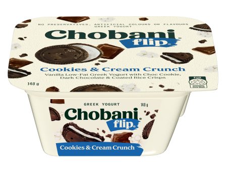 Chobani Cookies and Cream Crunch Flip 140g Online