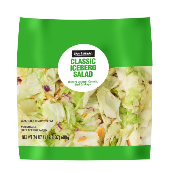 Marketside Classic Iceberg Salad, 24 oz Bag, Fresh Online Sale